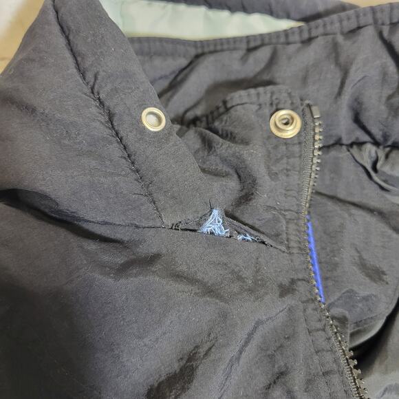 Starter Dallas Cowboys Puffer Coat Jacket Full Zip Vintage NFL Black Mens Med - Picture 9 of 14